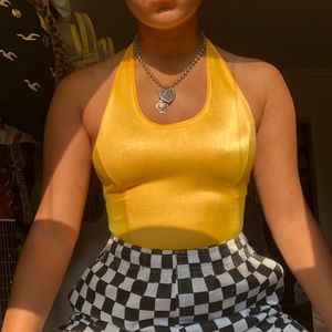 Yellow Halter Top